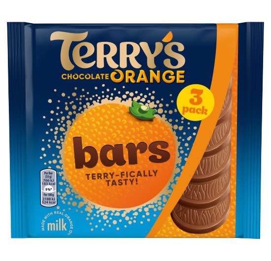 Terry's Chocolate-Orange, Bars (3 x 35g)
