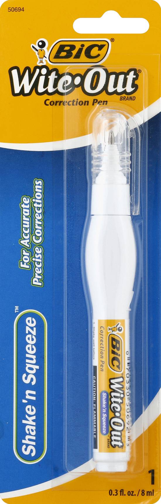 Bic Wite Out Shake N Squeeze Correction Pen