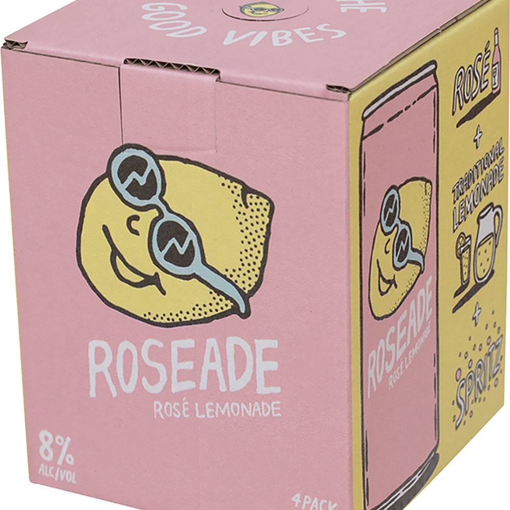 Roseade Rose Lemonade Spritzer (4 x 8.45 fl oz)