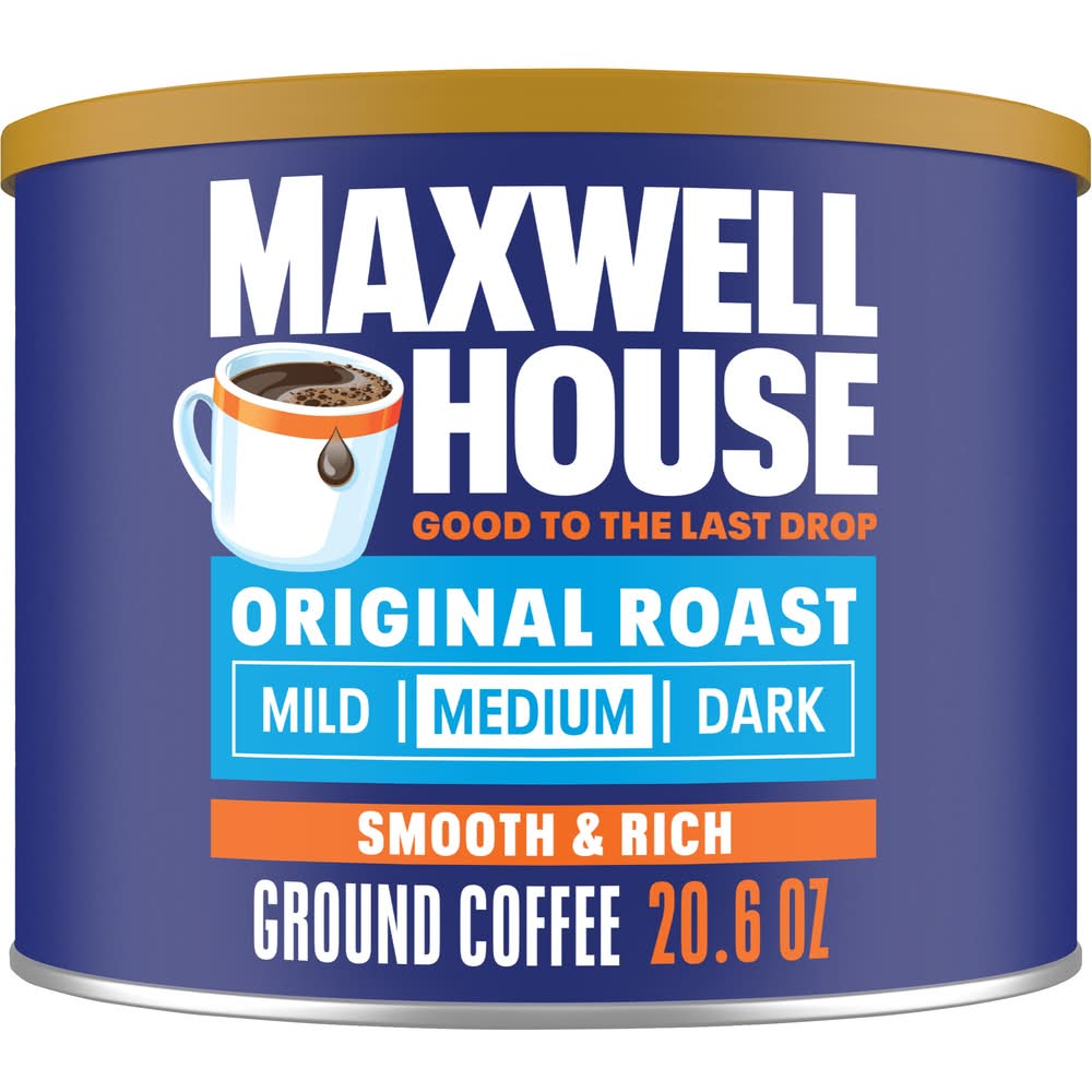 Maxwell House Original Roast Medium Ground Coffee (20.6 oz)