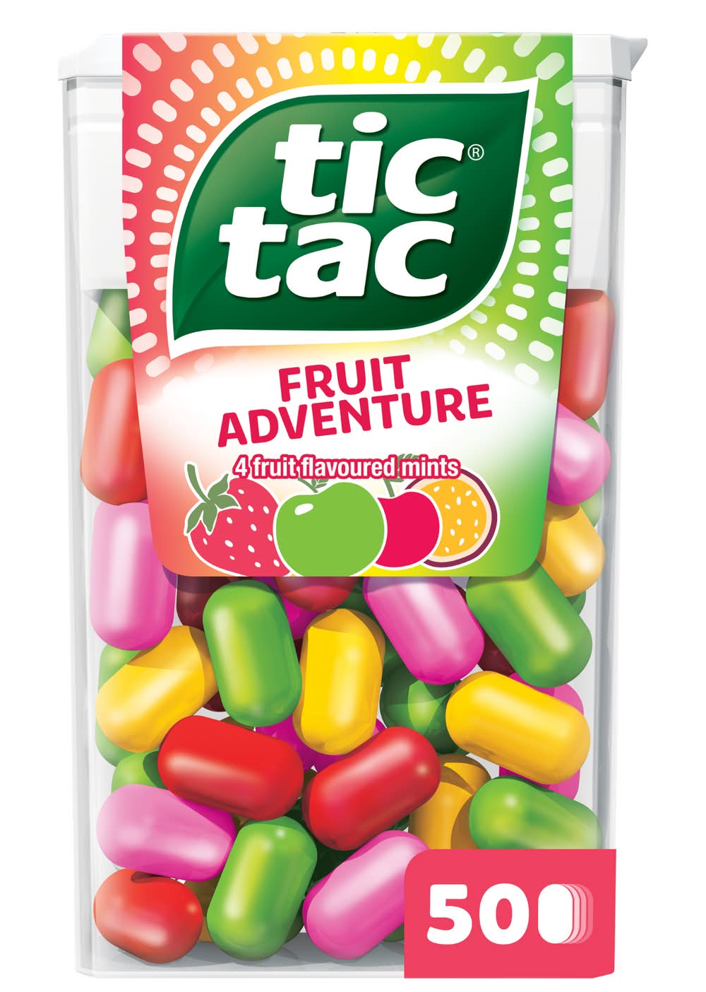 Tic Tac Adventure T50 Mints, Fruit (24g)