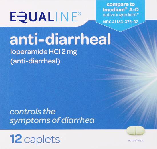 Equaline Anti-Diarrheal Loperamide Hcl 2 mg Caplets (12 ct)