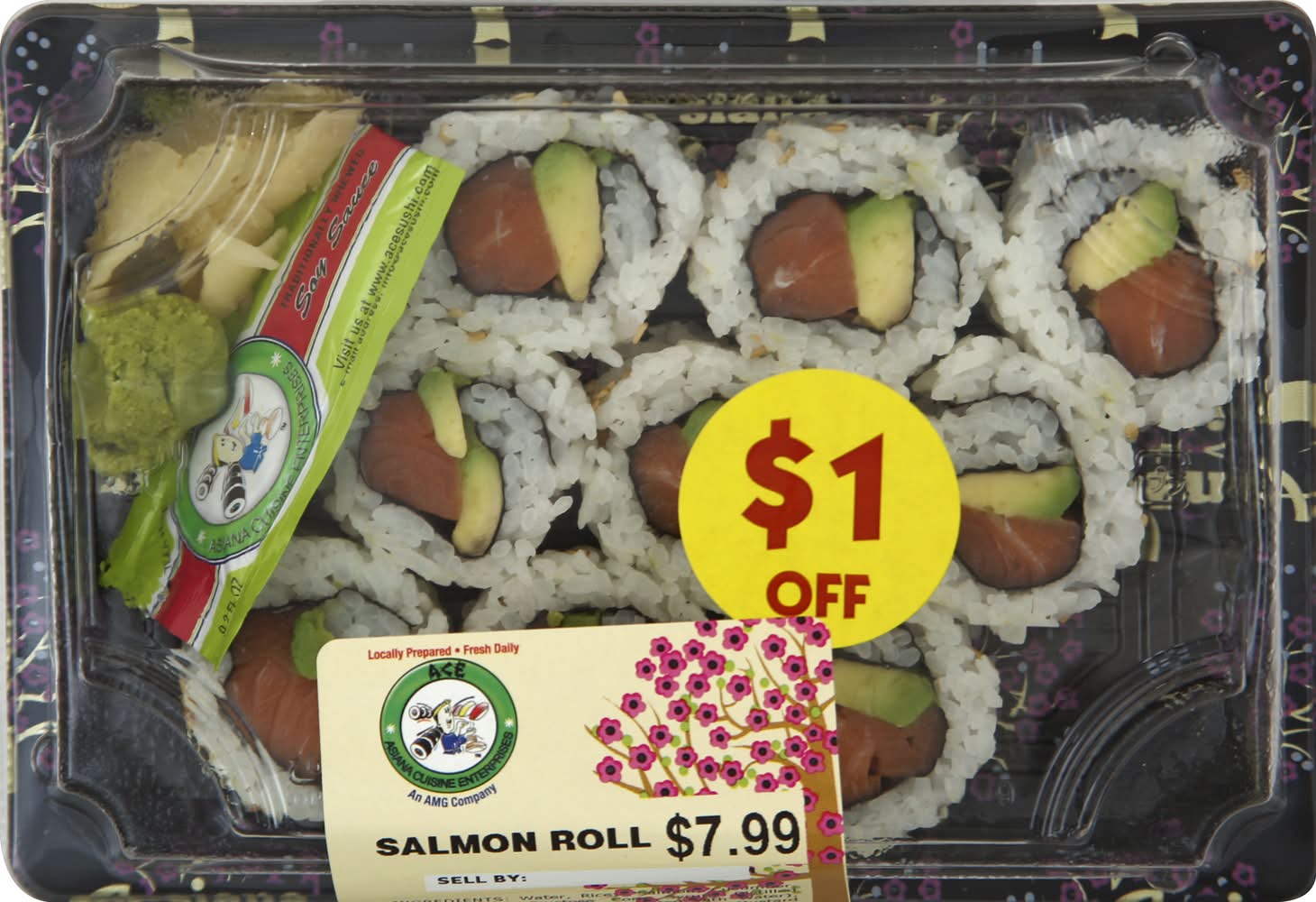 ACE Salmon Roll (5 oz)