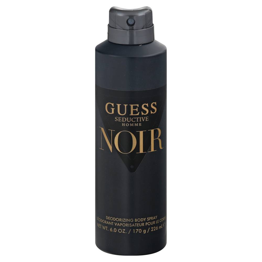 Guess Seductive Homme Noir Deodorizing Body Spray (6 oz)