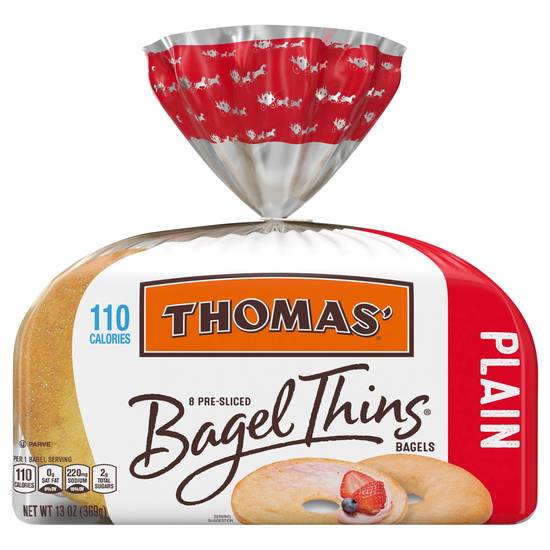 Thomas' Bagel Thins Pre-Sliced Bagels (8 ct)