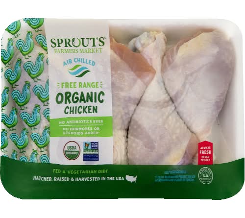 Sprouts Organic Chicken Drumsticks (Avg. 1.5lb)