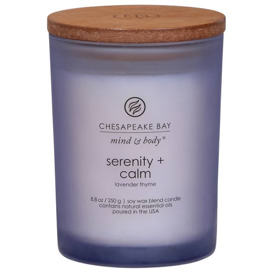 Chesapeake Bay Serenity + Calm Lavender Thyme Candle