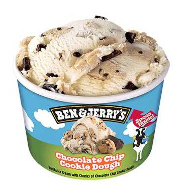 Ben & Jerry's Chocolate Chip Cookie Dough Ice Cream 100ml