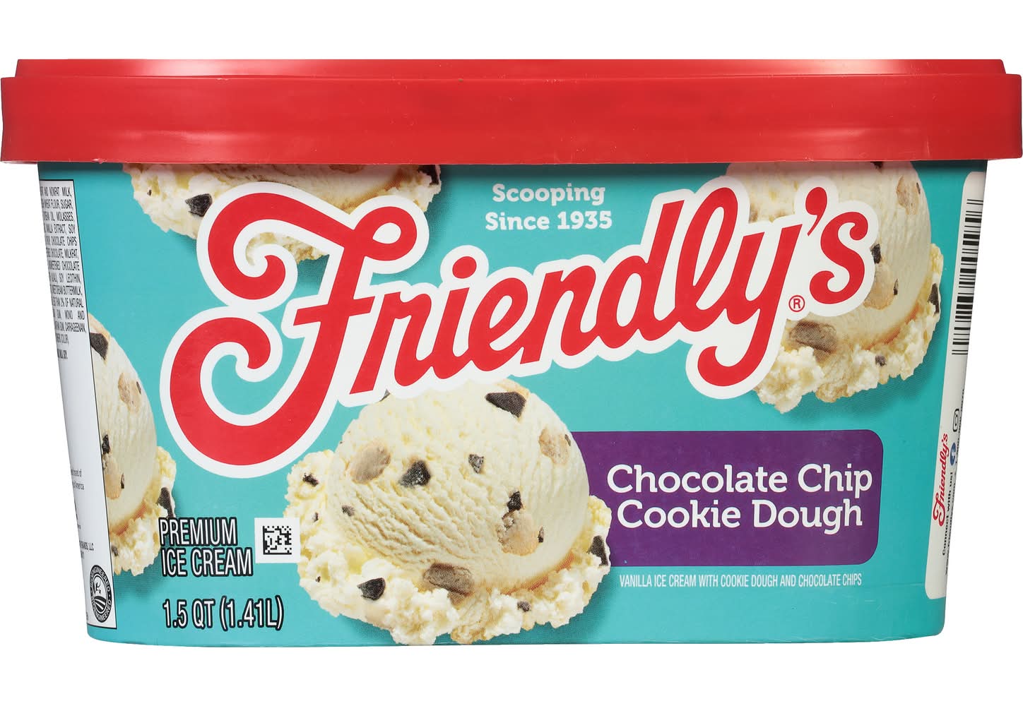 Friendly's Chocolate Chip Cookie Dough Ice Cream (1.5 qt)