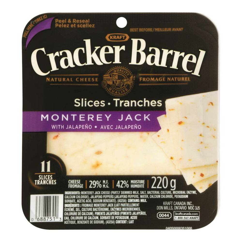 Cracker Barrel Cheese Slices, Monterey Jack Delivery Near Me Order