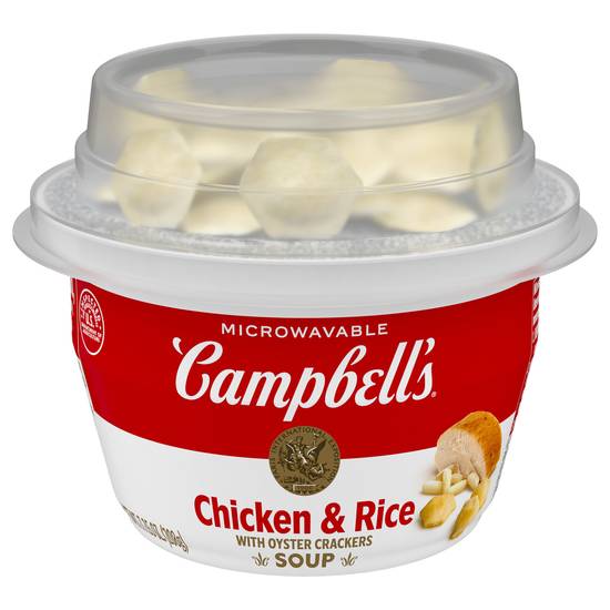 Campbell's Chicken & Rice With Oyster Crackers Soup