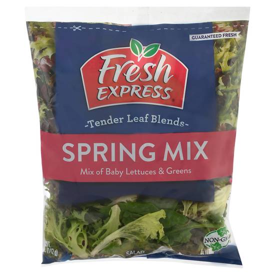 Fresh Express Tender Leaf Blends Spring Mix Of Baby Lettuce & Greens Salad