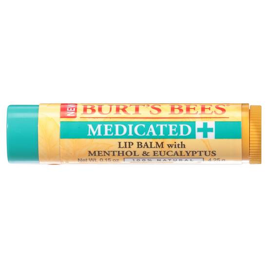 Burt's Bees Medicated Menthol & Eucalyptus Lip Balm
