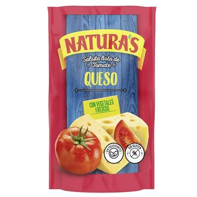 Natura's salsa de tomate con queso y vegetales (doypack 210 g)