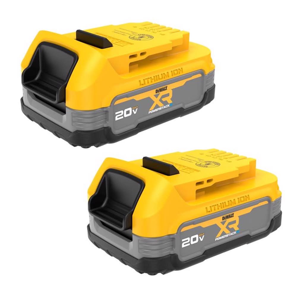 Dewalt 20V Max Xr Dcbp034-2 1.7 Ah Lithium-Ion Compact Battery 2 Pc