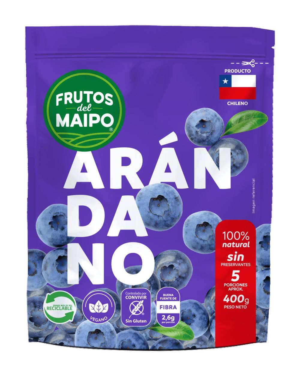 Frutos del Maipo · Arándanos congelados (400 g)