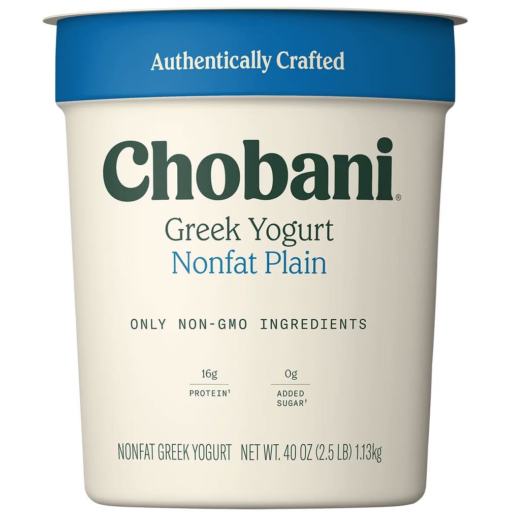 Chobani · Yogurt griego natural sin grasa (1,13 kg)