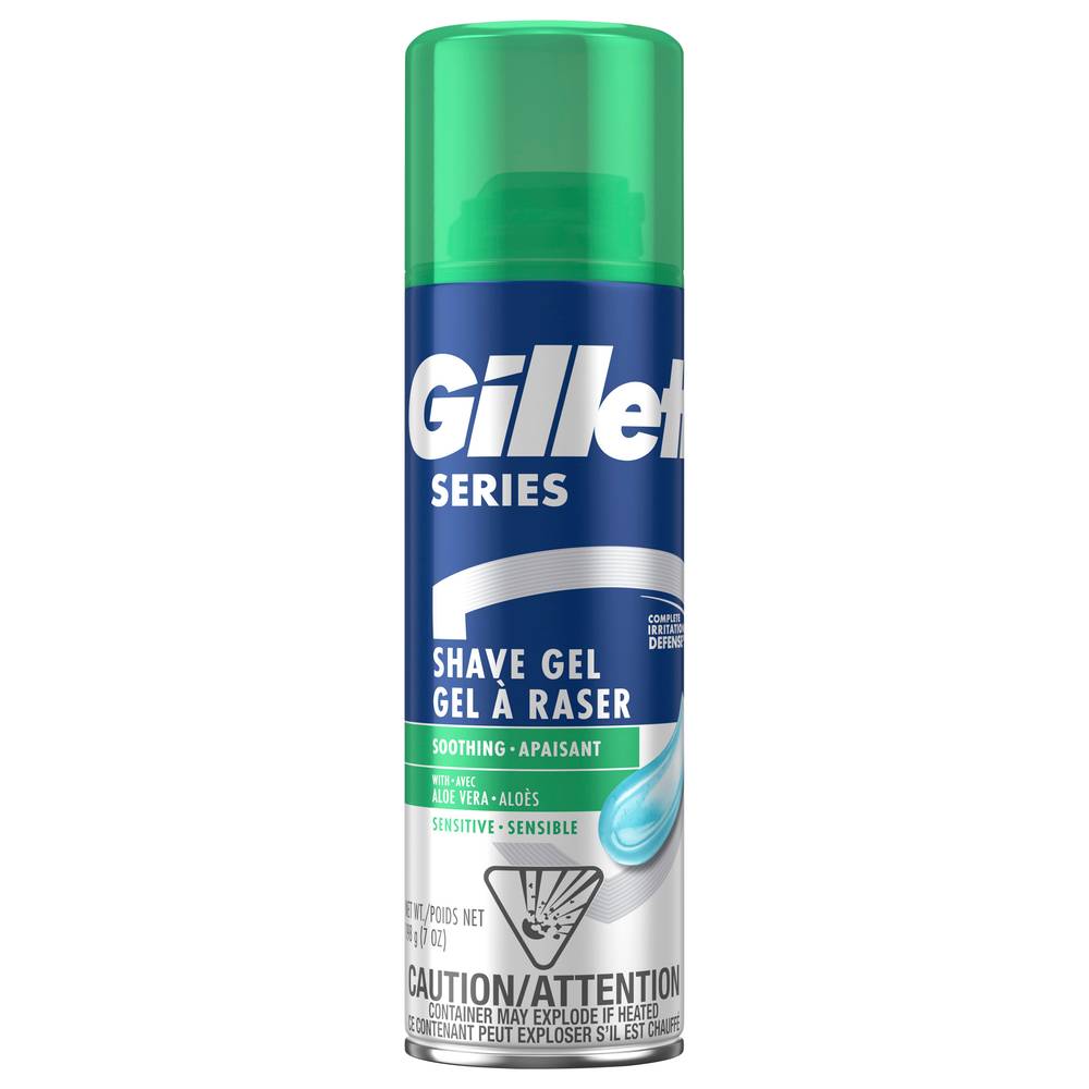 Gillette Series 3x Action Sensitive Skin Shave Gel (7 oz)