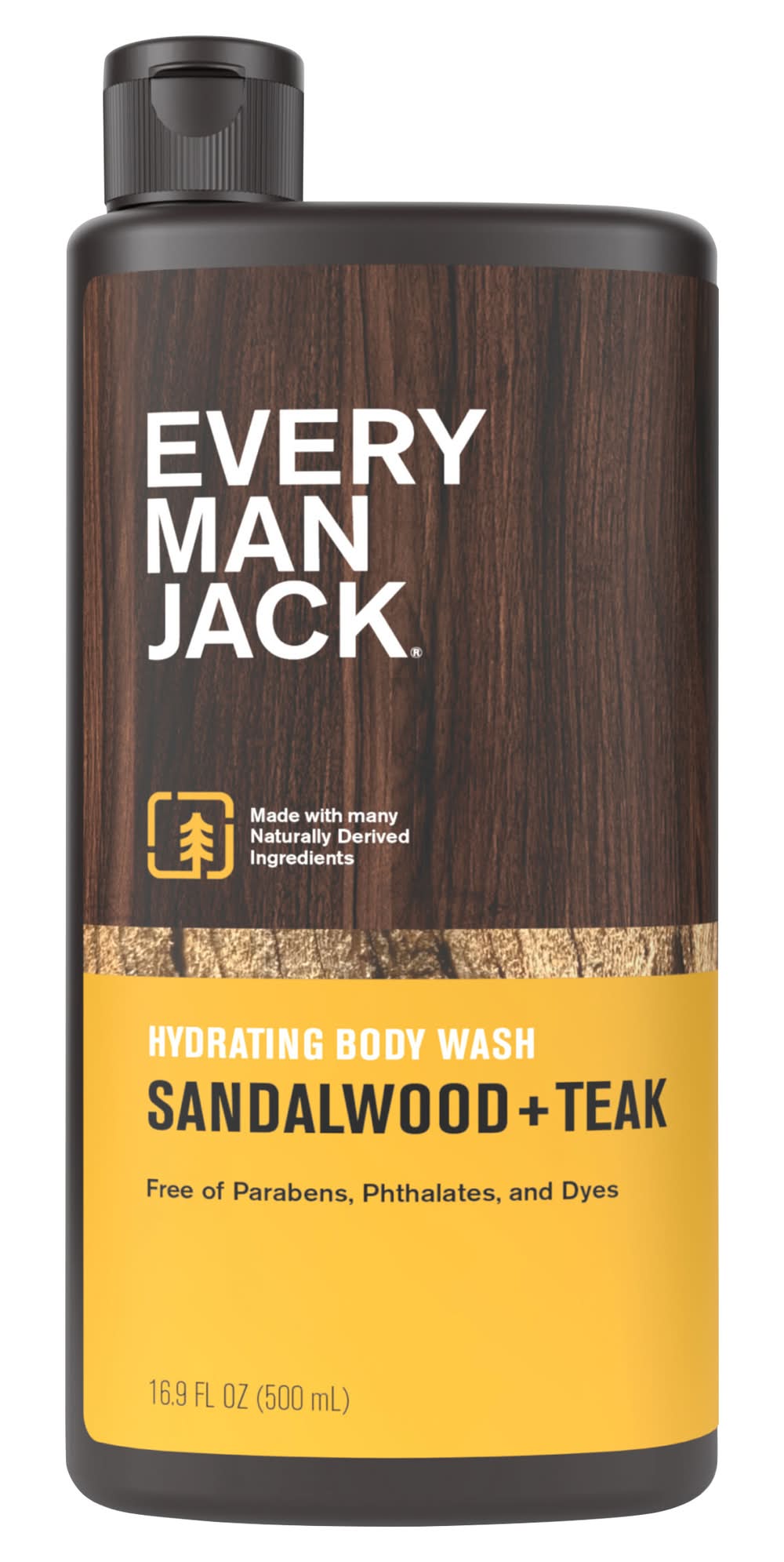 Every Man Jack Body Wash & Shower Gel, Sandalwood (16.9 fl oz)