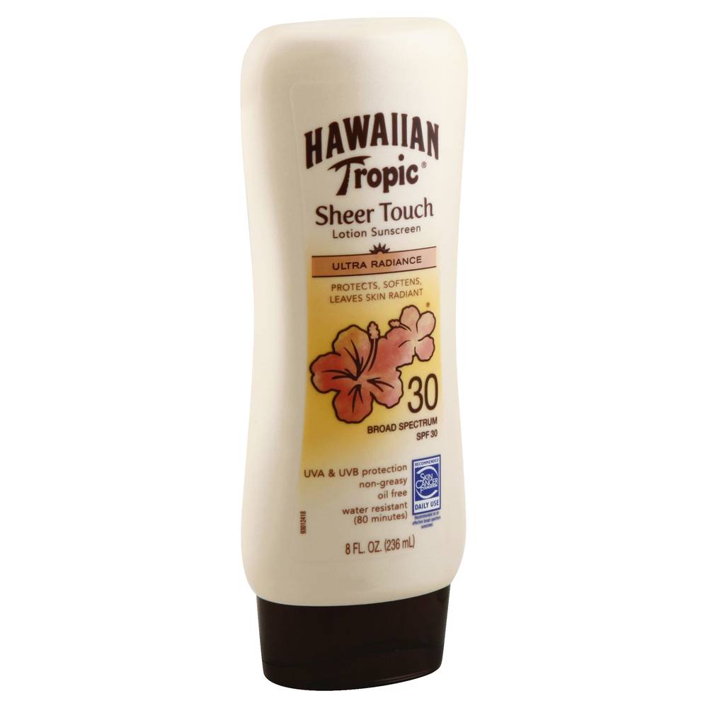 Hawaiian Tropic Sheer Touch, Broad Spectrum Spf 30 Sunscreen Lotion