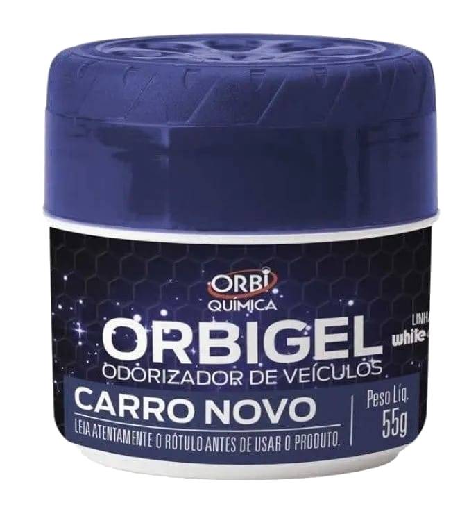 Orbi química odorizador de veículos orbigel tuti-frutti (55g)