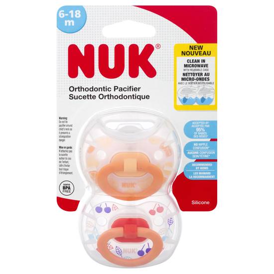 Nuk Orthodontic Silicone Pacifier