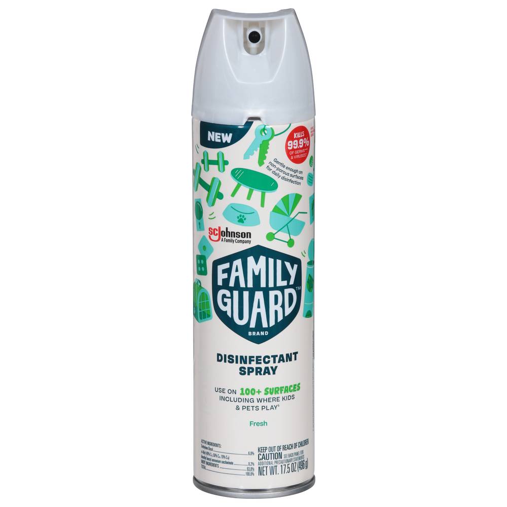 Family Guard Brand Fresh Disinfectant Spray