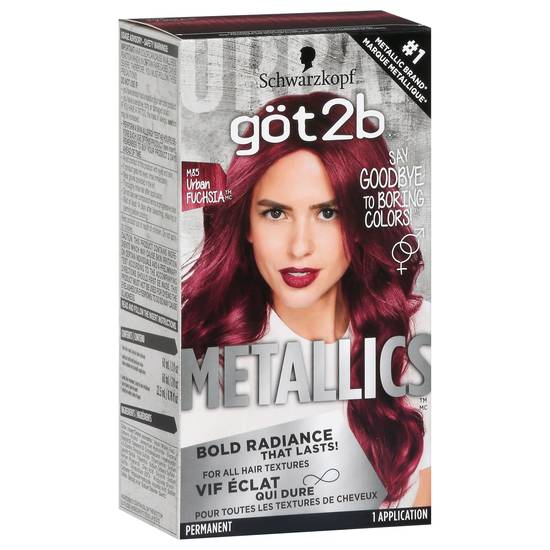Got2b Metallics Urban Fuchsia M85 Permanent Hair Color 1 Ea