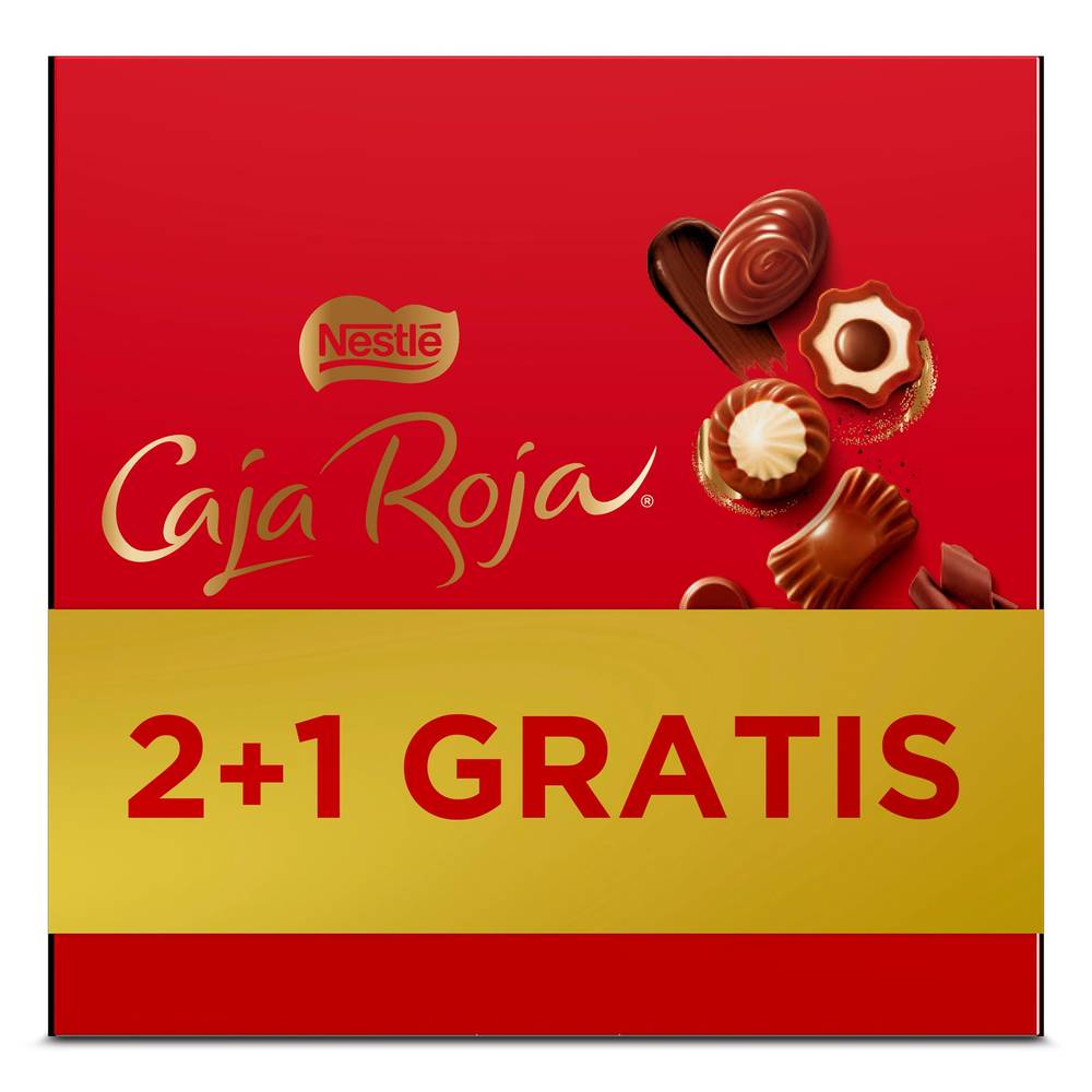 Bombones De Chocolate Nestlé Caja Roja Caja 3 X 100 G