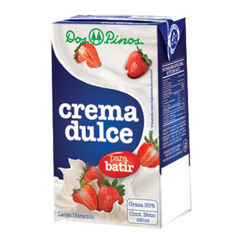 Crema Dulce Dos Pinos Tetra Pack 250 ml