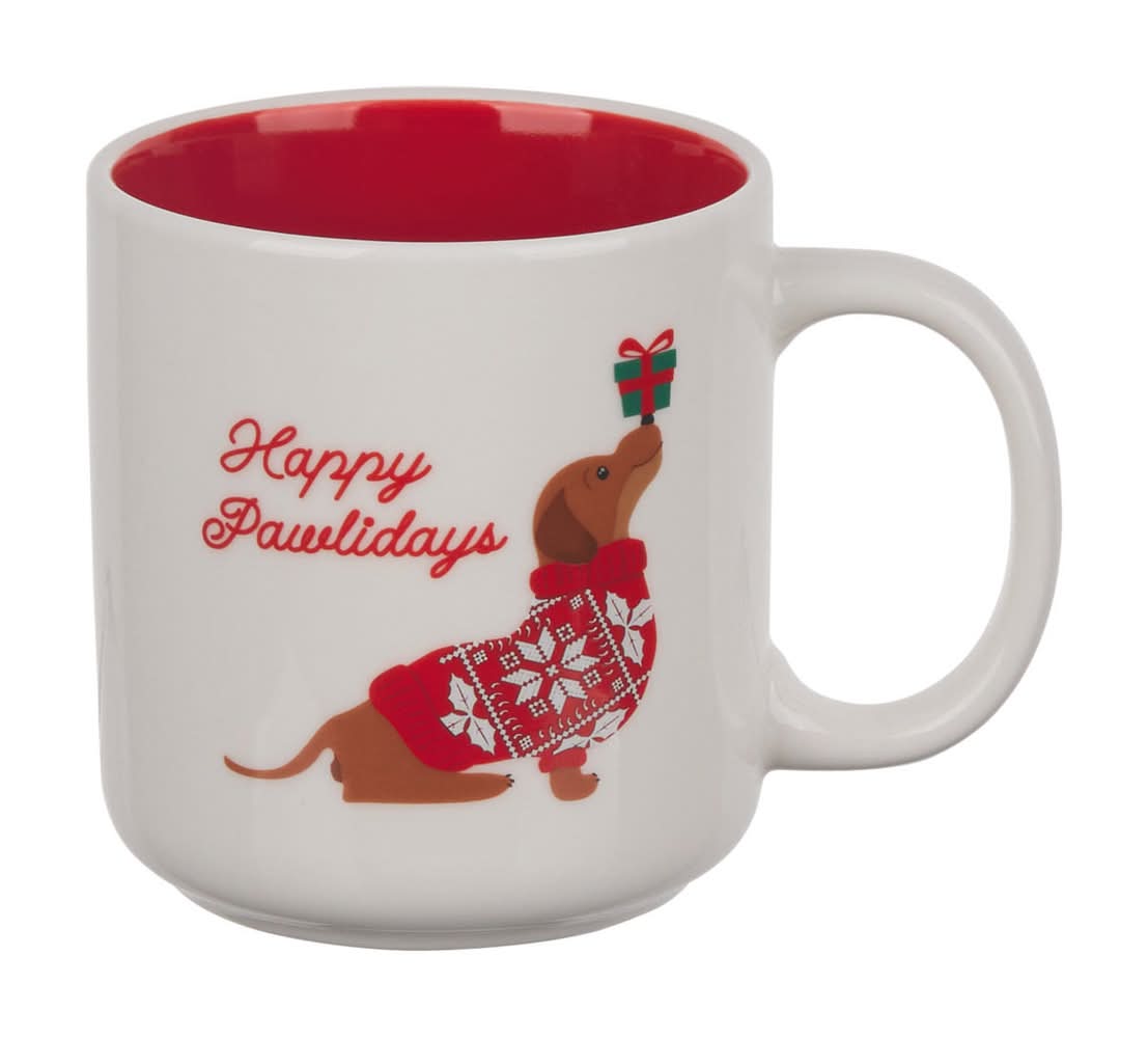 Christmas Printed Pet Mug 18 Oz Assorted