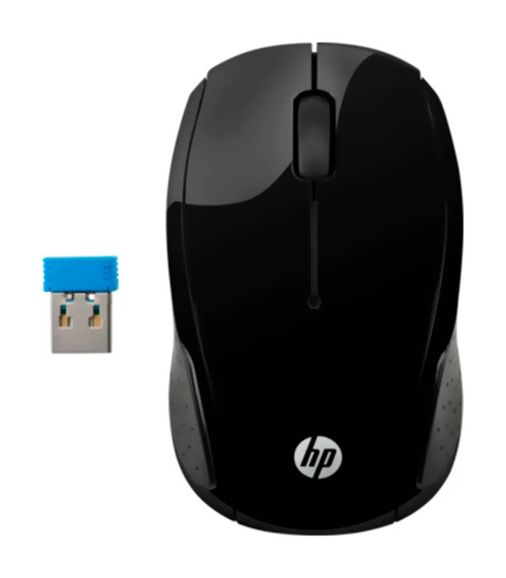 HP · Mouse inalámbrico 200 negro