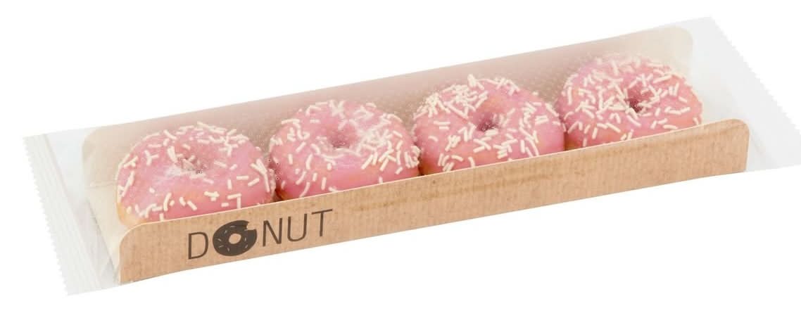 Poppies Donuts Roze Drizzle 4 x 18 g