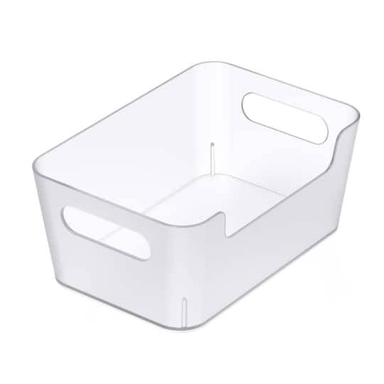 Simply Tidy Small Clear Open Storage Bin