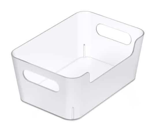 Simply Tidy Small Clear Open Storage Bin