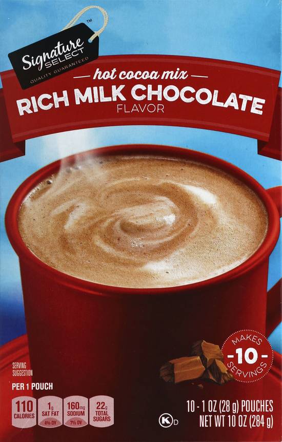 Signature Select Rich Milk Chocolate Flavored Hot Cocoa Mix (10 oz)