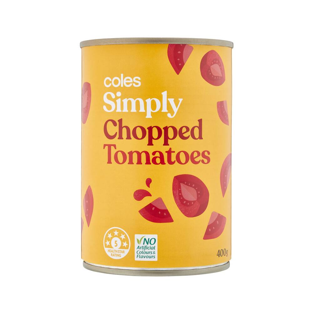 Coles Chopped Tomatoes Canned 400g