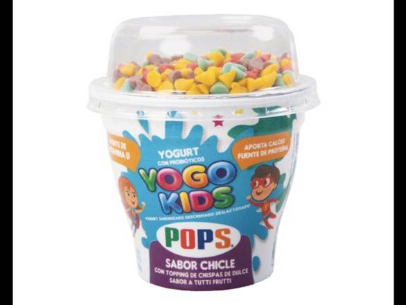 Yogurt POPS Infantil Chicle