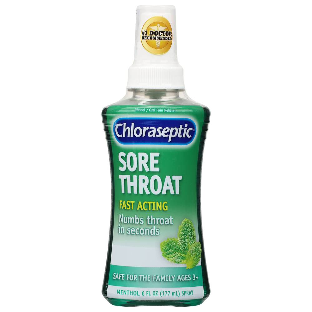 Chloraseptic Oral Anesthetic Menthol Sore Throat (6 oz)