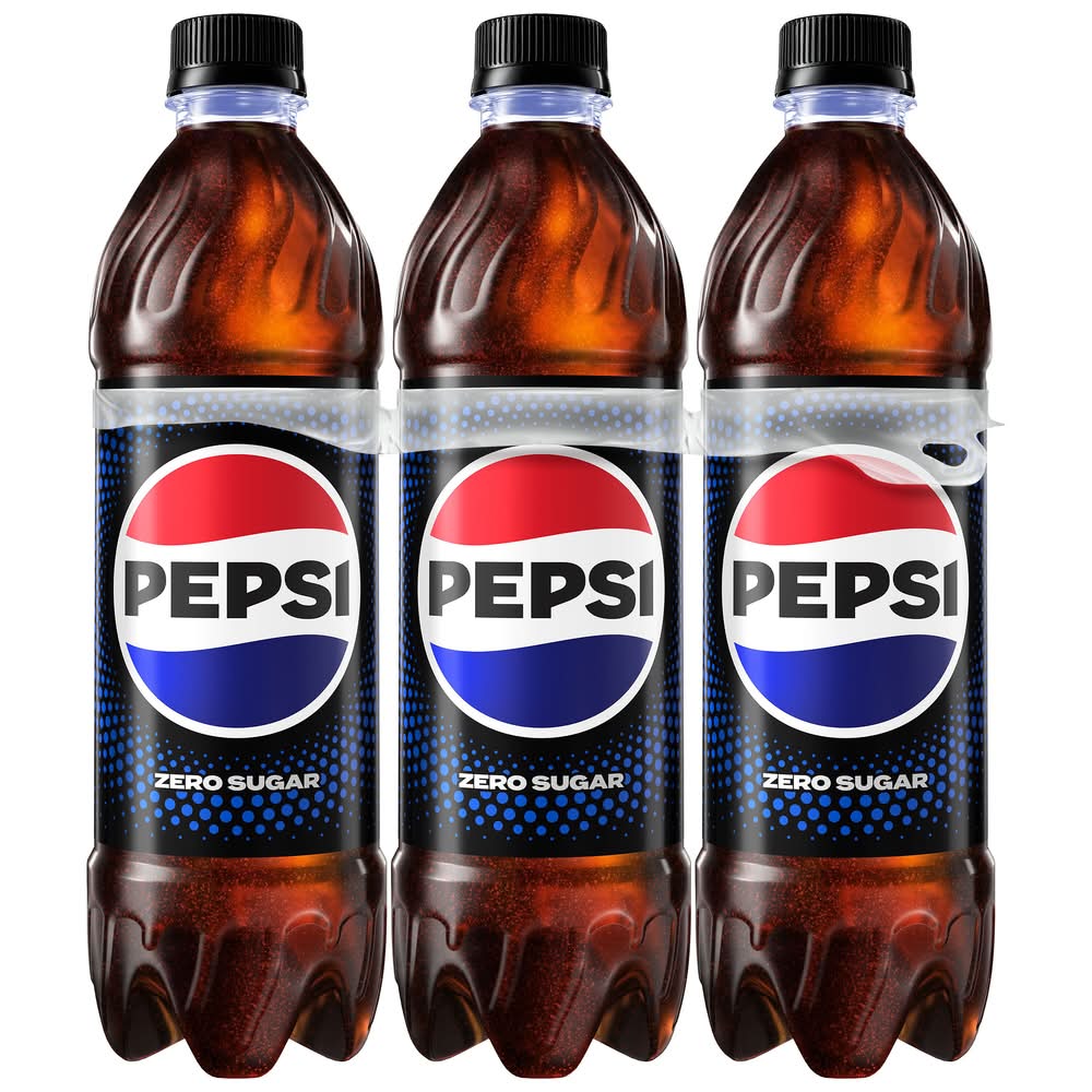 Pepsi Zero Sugar Soda (6 x 16.9 fl oz)