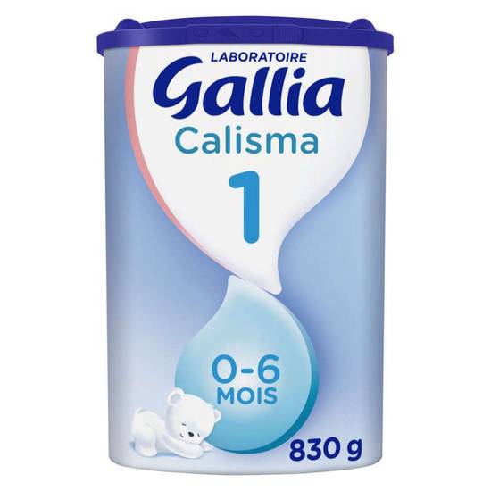 Gallia Calisma Lait bébé en poudre 1er âge de 0 à 6 mois 830g..