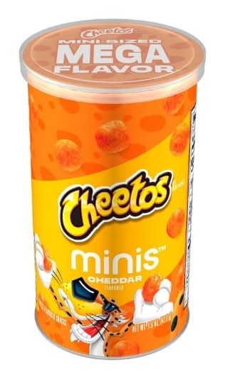 Cheetos Minis Cheese Flavored Snacks Cheddar 1.5 Oz