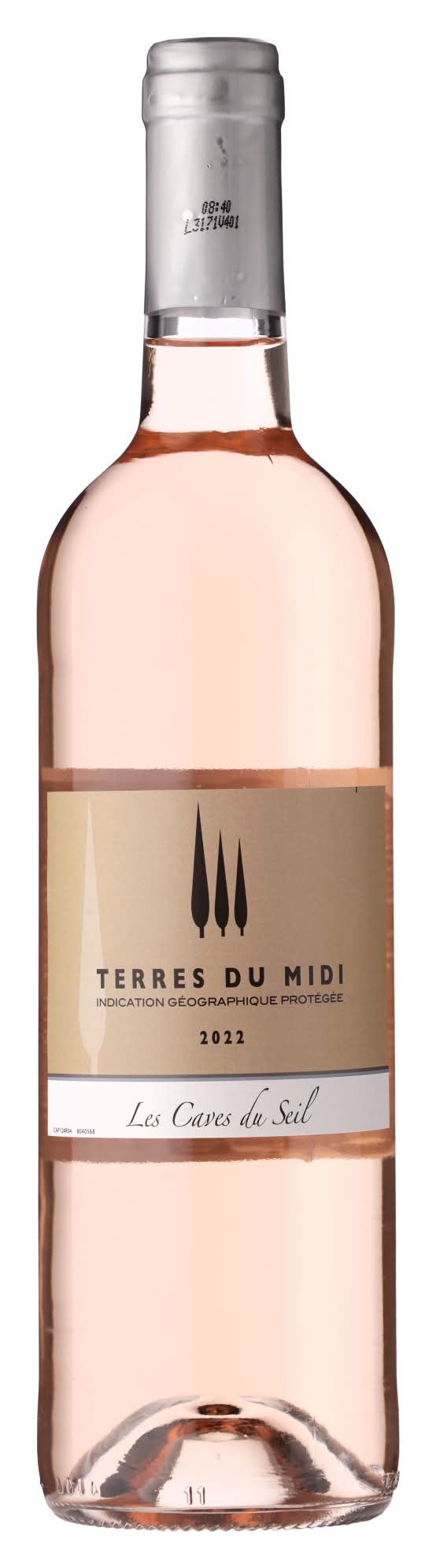 Les Caves du Soleil - Vin rosé indication géographique protégée terres du midi, 2019 (750ml)
