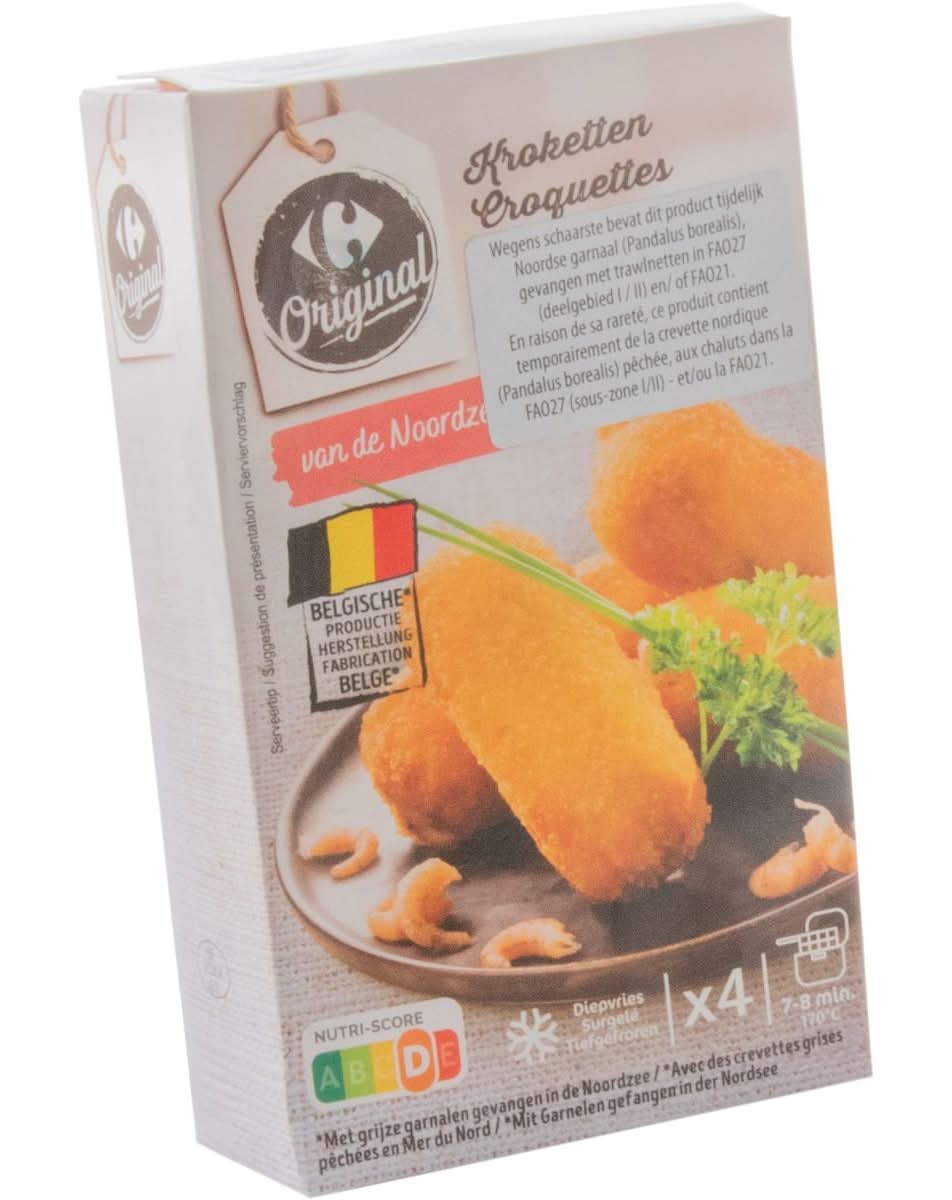 Carrefour Original Croquettes Crevettes Grises 4 Pièces 250 g