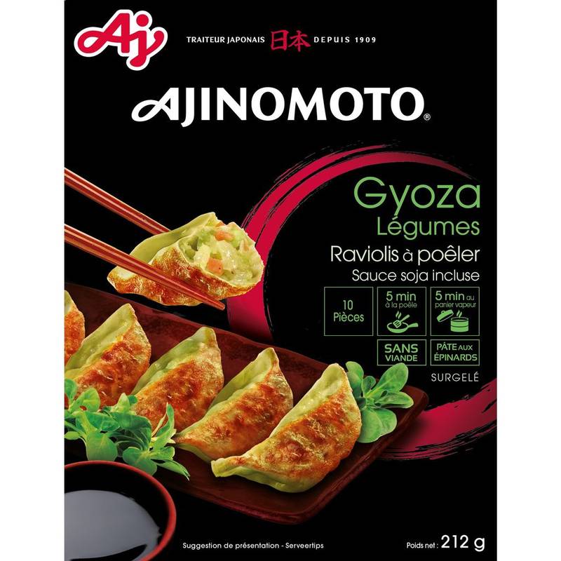 Ajinomoto - Gyoza de légumes avec sauce soja (212g)