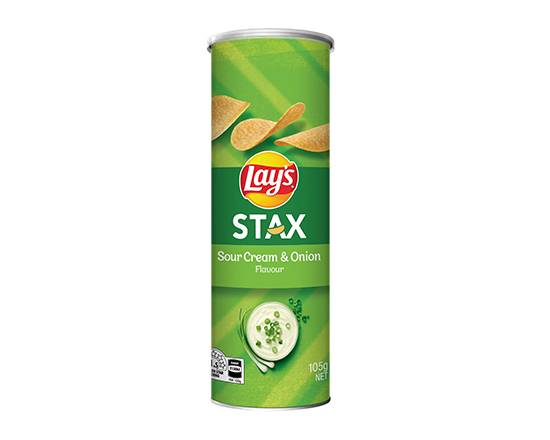 Lays Stax Sour Cream Chive 105g