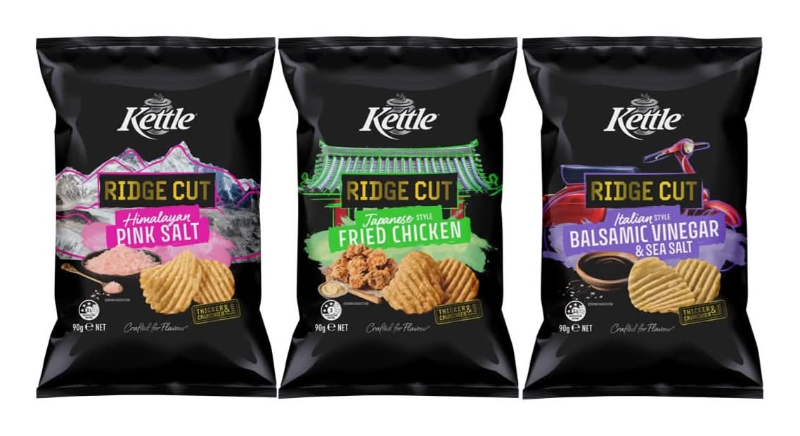 Kettle Ridge Cut 90g range 2 for $7 (SAVE $6)