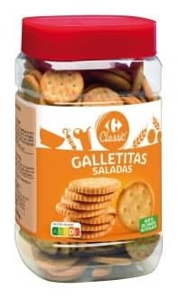 Galletas saladas Carrefour Classic 350 g.