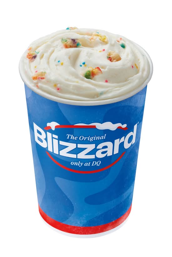 Confetti Cake Blizzard® Treat