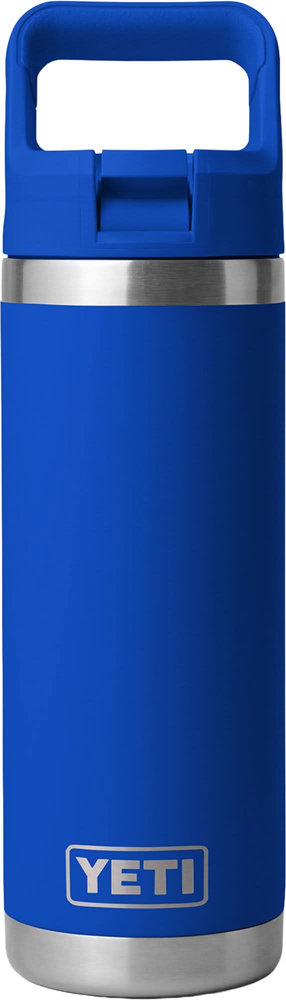 YETI 18 oz. Rambler Bottle with Color-Matched Straw Cap (Royal Blue)